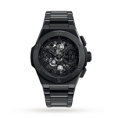 Hublot Big Bang Integrated All Black Chronograph 